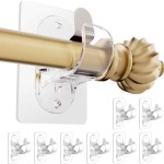 Adhesive Hooks For Curtain Rods