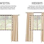 How High Above Window Should Curtain Rod Be