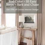 How To Choose Curtain Rod Color