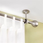 How To Hang A Curtain Pole From The Ceiling