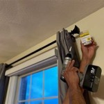 How To Mount Curtain Rods On Drywall