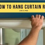 Installing Curtain Rods In Drywall