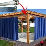 Outdoor Curtain Rods For Pergola