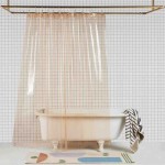 Quiet Town Shower Curtain Dupe