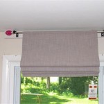 Roman Shade On Curtain Rod