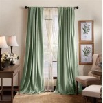 Sage Green And White Curtains