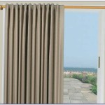 Sliding Door Curtain Rod Without Center Bracket