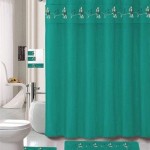 Teal Shower Curtain Sets With Rugs