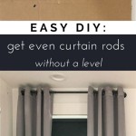 Template To Hang Curtain Rods