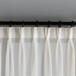 White Linen Pinch Pleat Curtains